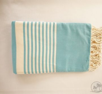 Fouta Badetuch Hellblau