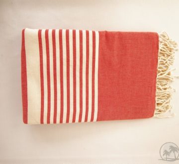 Fouta Badetuch rot