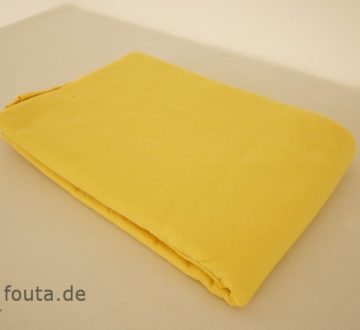 unis-tuch-bett-decke-gelb