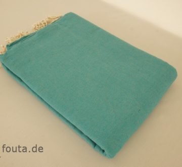 unis-tuch-bett-decke-türkis